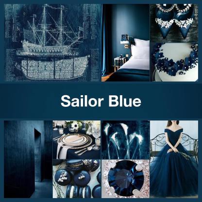 Inspirational collage Sailor Blue by TheNailPolishHoarder