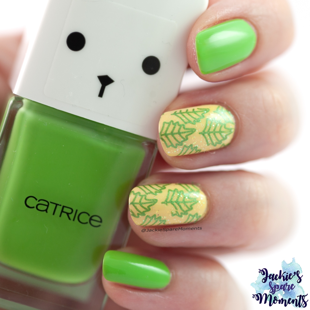 Catrice LE Hop, hop, hooray reloaded C06 Spring Meadow with Essie Hay there